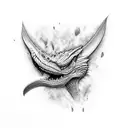 velociraptor  tattoo design idea