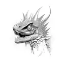 velociraptor  tattoo design idea
