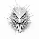 velociraptor  tattoo design idea