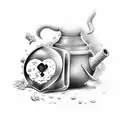 LOVE potion tattoo design idea