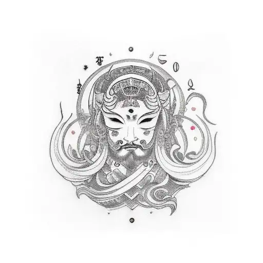 Virgo combined with Aquarius tatoo tattoo design idea