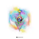 Virgo with Aquarius tatoo tattoo design idea