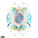 Virgo with Aquarius tatoo tattoo design idea