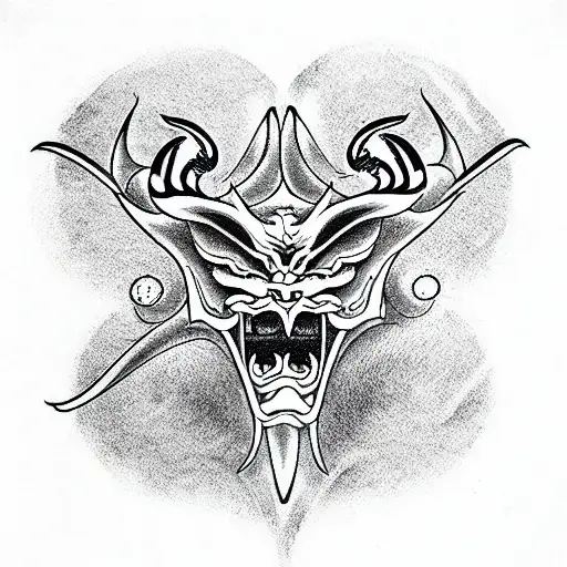 Devilman tattoo design idea