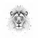 Lion versace tattoo design idea