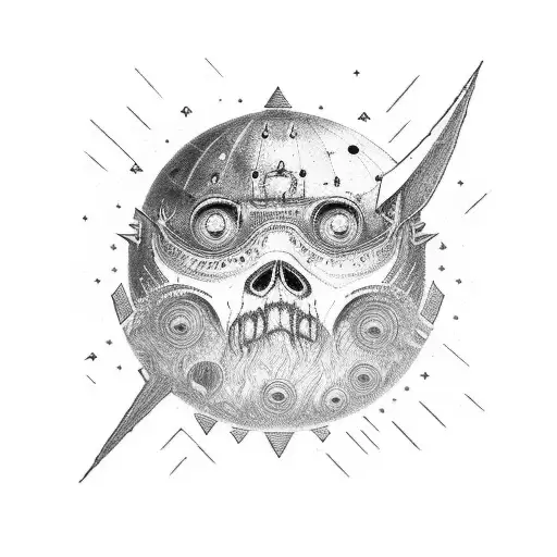 Be not afraid of any man who walks beneath the skies, though big he be or small you be, for I shall equalize tattoo design idea