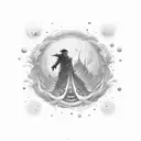 Be not afraid of any man who walks beneath the skies, though big he be or small you be, for I shall equalize tattoo design idea