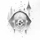Be not afraid of any man who walks beneath the skies, though big he be or small you be, for I shall equalize tattoo design idea