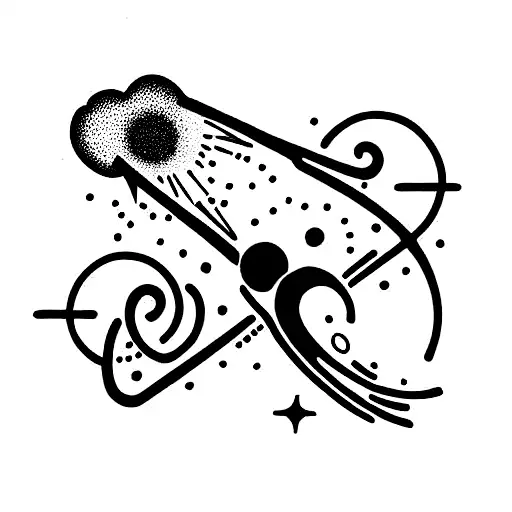space and sound engineer tattoo design idea