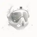 space and sound engineer tattoo design idea