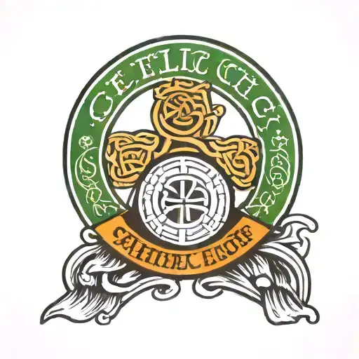 Celtic football club tattoo design idea