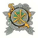 Celtic football club tattoo design idea