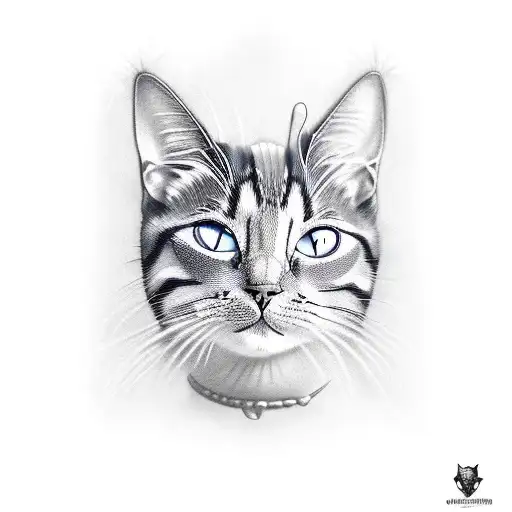 a combat medic cat tattoo design idea