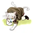 a combat medic cat tattoo design idea