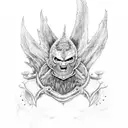 berserk guts and griffith tattoo design idea