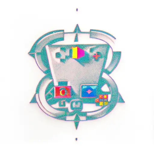 PlayStation, Xbox, Nintendo, Tetris, Microsoft, Crash Bandicoot, Grand Theft Auto, Mario, controller tattoo design idea