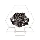 Molecular structure of caffeine tattoo design idea