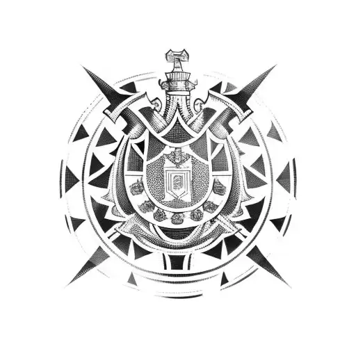 Portuguese Shield tattoo design idea