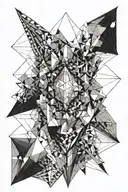 this shifting space you follow me through tattoo design idea