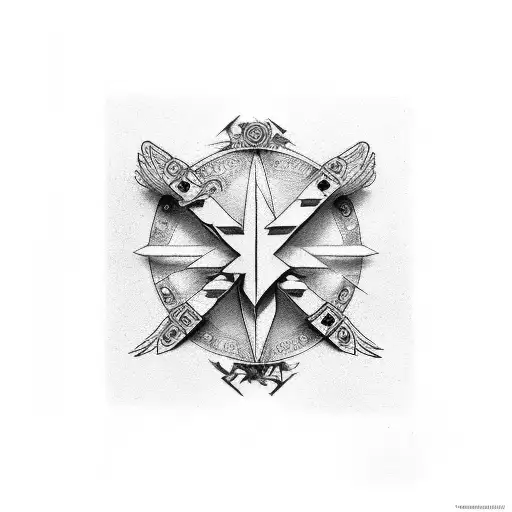 i want roman numerals wrapped around my arm with 2 swallow birds (one below one above) and the background to be cherry b tattoo design idea