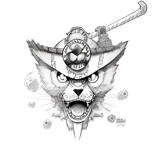 luffy tattoo design idea