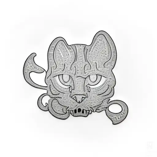 diamond, cat paw print, Rolling Stones logo, Homer Simpson  tattoo design idea