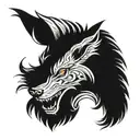 fenrir tattoo design idea