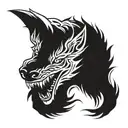 fenrir tattoo design idea