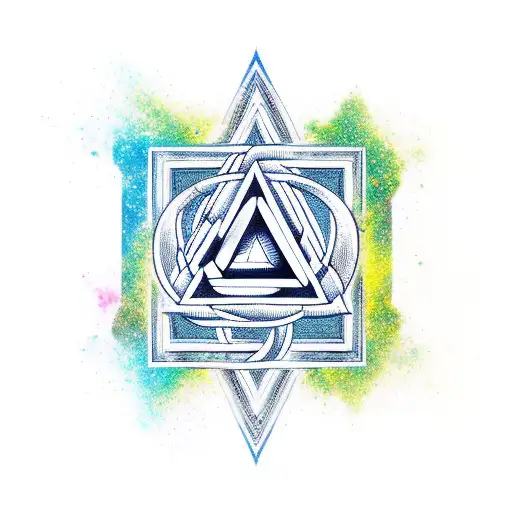Valknut Symbol tattoo design idea