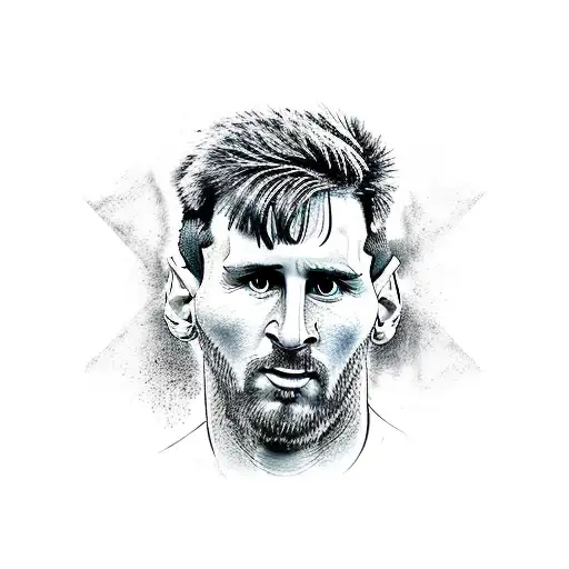 messi tattoo design idea