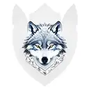 viking wolf runes  tattoo design idea