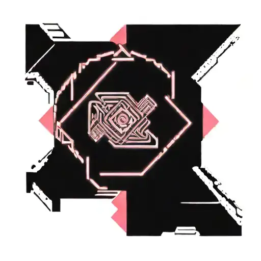 bisexual symbol combined tattoo design idea