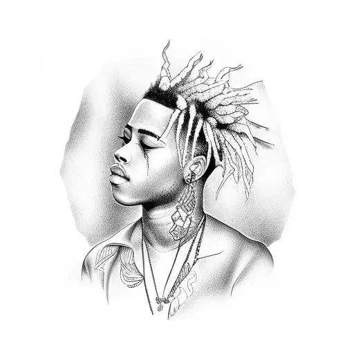 xxxtentacion  tattoo design idea
