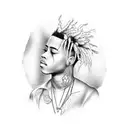 xxxtentacion  tattoo design idea