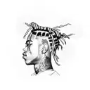 xxxtentacion  tattoo design idea