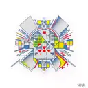 space invader tattoo design idea