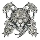 otf tattoo design idea