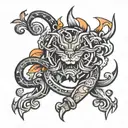 otf tattoo design idea
