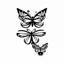 butterfly effect  tattoo design idea