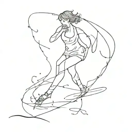 I've been running away from reality since childhood tattoo design idea