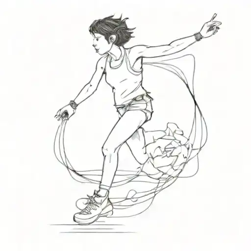 I've been running away from reality since childhood tattoo design idea