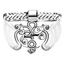 Design a minimalist tattoo of a bracelet with the initials 'IELK' as charms tattoo design idea