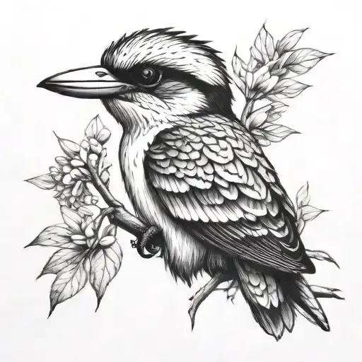 kookaburra tattoo design idea