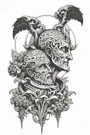 Divine Comedy by dante alighieri tattoo design idea