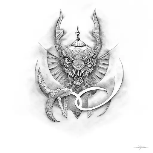 Gokturk Alphabet  tattoo design idea