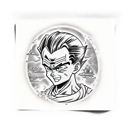 GOHAN SAYAYIN 2 tattoo design idea