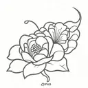 agatha christie opium tattoo design idea