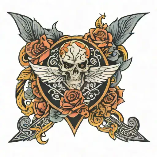 On Left boys 24 yr chest written Boss tattoo design idea
