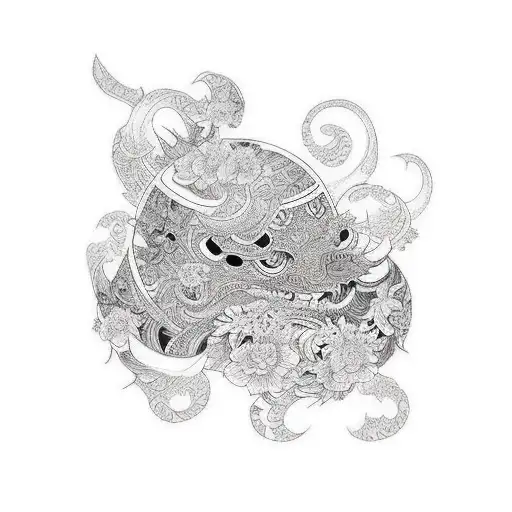 sewing tattoo design idea