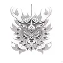 sewing tattoo design idea